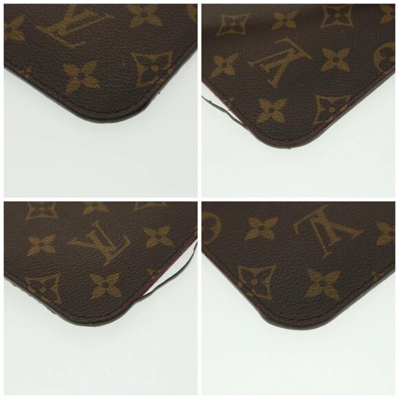 LOUIS VUITTON Monogram Neverfull MM Pouch LV Auth S104 - Picture 15 of 16